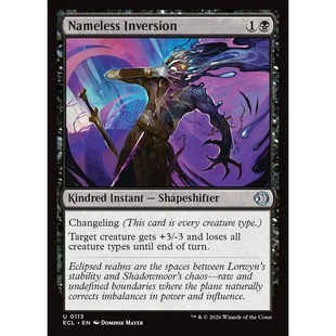 【北境卡牌】万智牌 ECL 无名倒错 Nameless Inversion 英文平/闪
