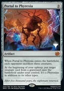 万智牌 非瑞克西亚连境通道 Portal to Phyrexia BRO英文带标平卡