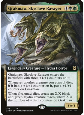 万智牌 空境噬怪血盆口 Grakmaw, Skyclave Ravager ZNR 英文扩画