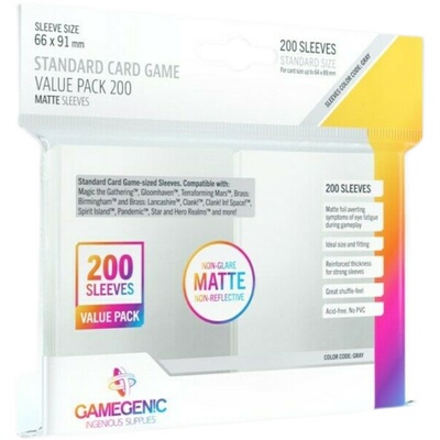德国Gamegenic透明磨砂牌套