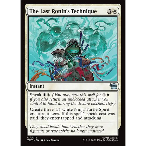 最后浪人的绝招 The Last Ronin's Technique TMT 英文平/闪卡 银
