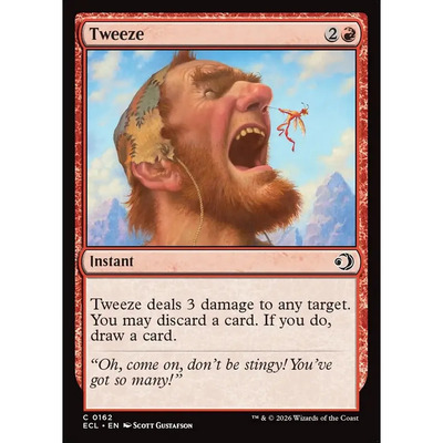 【北境卡牌】万智牌 ECL 脱除 Tweeze 英文平/闪卡 铁