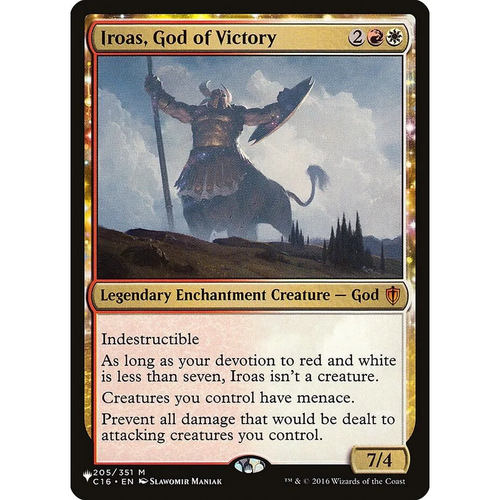 万智牌 胜利神伊洛安斯 Iroas, God of Victory MB2 英文平卡 金