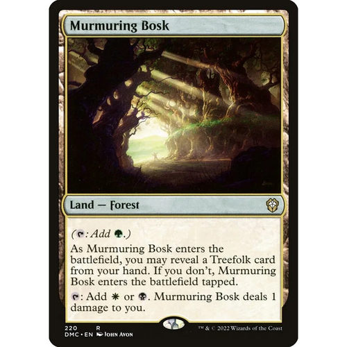 【北境卡牌】万智牌 细语树丛 Murmuring Bosk DMC 英文平卡 金