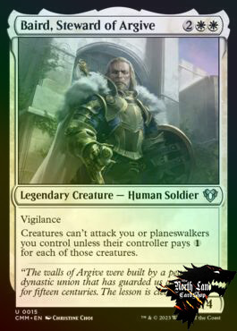 万智牌 阿基夫监管人贝尔德Baird, Steward of Argive CMM 英文闪