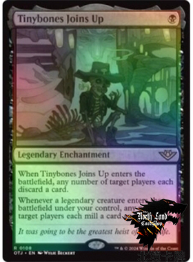 万智牌 光雷驿镖客 OTJ 细骨入伙 Tinybones Joins Up 英文日印闪