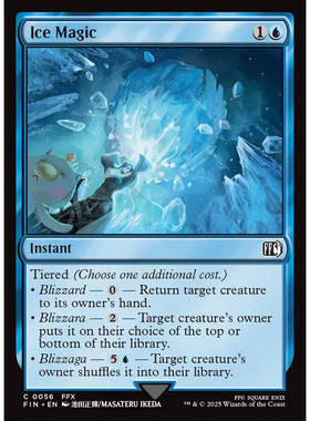 【北境卡牌】万智牌 冰魔法 Ice Magic FIN 英文平/闪 铁