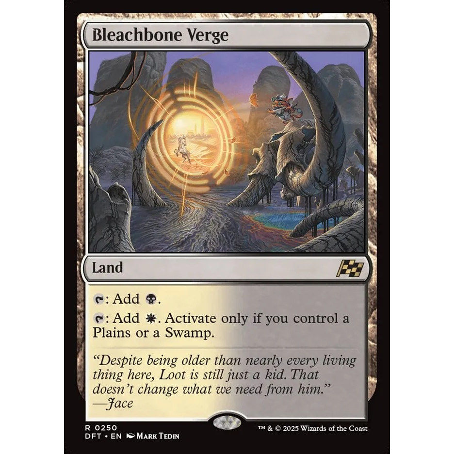 【北境卡牌】万智牌 皓骨边陲 Bleachbone Verge DFT 英文平/闪卡