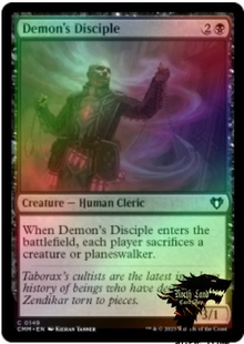 CMM指揮官大師 萬智牌 美印 英文平閃 Disciple 惡魔信徒Demon