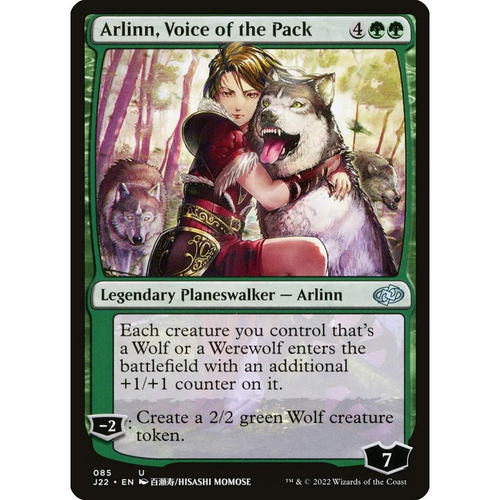 万智牌 狼群之声雅琳 Arlinn, Voice of the Pack J22 中/英文平