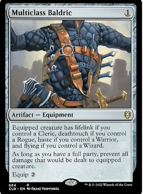 【北境卡牌】万智牌 多用途肩带 Multiclass Baldric CLB英文平卡