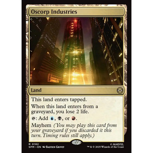 万智牌 奥斯本工业 Oscorp Industries SPM 英文平/闪卡 金