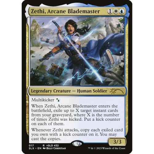 万智牌 神秘剑师泽希 Zethi, Arcane Blademaster LIST 英文平卡