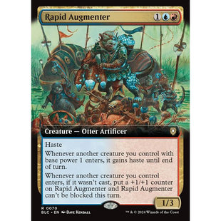【北境卡牌】万智牌 心急增现师 Rapid Augmenter BLC 英文平卡金