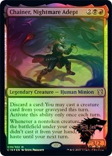 【北境卡牌】万智牌 C19 梦魇专家崔纳 Chainer, Nightma 英文闪