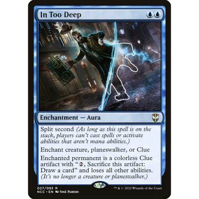 【北境卡牌】万智牌 牵扯太深 In Too Deep NCC 英文平卡 金