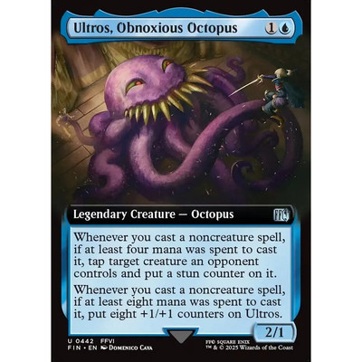 万智牌恼人章鱼奥尔特罗斯 Ultros,Obnoxious Octopus FIN 英文扩