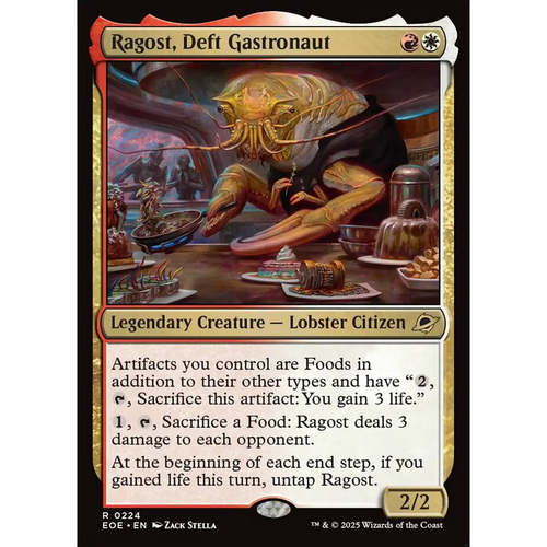 万智牌 灵巧美食家拉戈斯 Ragost, Deft Gastronaut EOE 英文 金
