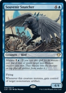 【北境卡牌】万智牌 指挥官2020C20 Souvenir Snatcher战利品窃鸦