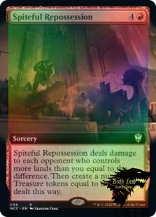 万智牌 含怨收回 Spiteful Repossession NCC 中/英文扩画平卡 金