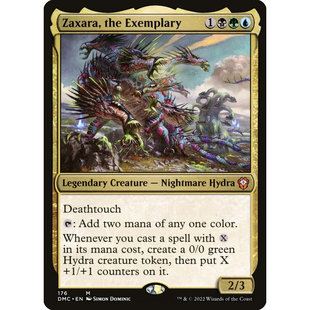 万智牌 斑斓模范札煞拉 Zaxara, the Exemplary DMC 英文平 秘稀
