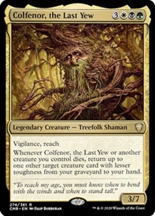 万智牌 末代紫杉柯芬诺 Colfenor, the Last Yew CMR 中/英文 金