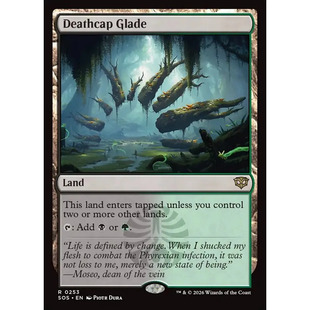 【北境卡牌】万智牌 毒蕈林地 Deathcap Glade SOS 英文平/闪卡