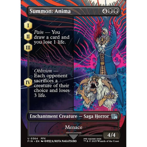 万智牌 召唤：阿尼玛 Summon:Anima FIN 英文异画平/闪卡 银