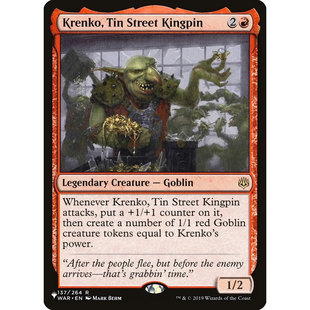 Tin Krenko 锡街头目克仑可 英文平 Kingpin LIST Street 万智牌