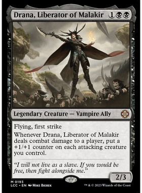 万智牌 马拉奇解放者哲娜 Drana, Liberator of Malakir LCC 英文