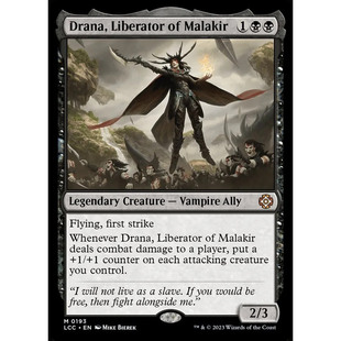 万智牌 马拉奇解放者哲娜 Drana, Liberator of Malakir LCC 英文