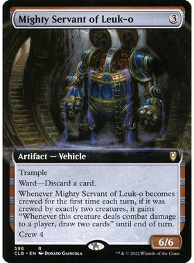 万智牌 勒克欧的强力仆役 Mighty Servant of Leuk-o CLB英文扩画