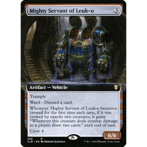 万智牌 勒克欧的强力仆役 Mighty Servant of Leuk-o CLB英文扩画