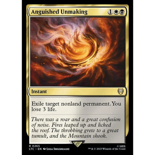 万智牌 哀恸归虚 Anguished Unmaking LTC 中/英文平卡 金