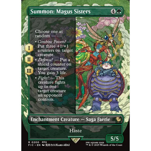 召唤：梅加斯三姐妹 Summon: Magus Sisters FIC 英文扩画平/闪卡