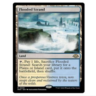 【北境卡牌】万智牌 MH3 潮没水滨 Flooded Strand 中/英文平卡金