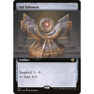 万智牌 阳光饰符 Sol Talisman MH2 英文扩画平/闪卡 金