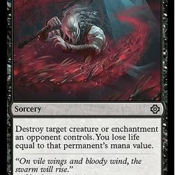 【北境卡牌】万智牌 喂饱虫群Feed the Swarm英文 各种版本