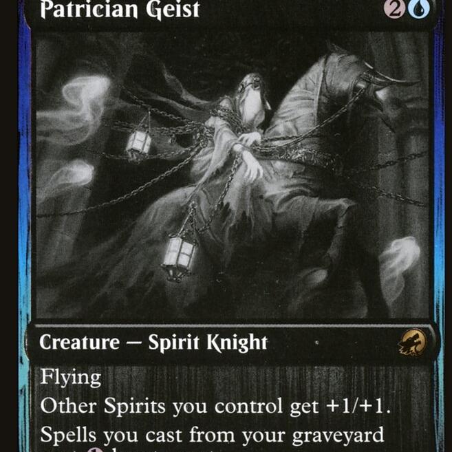 【北境卡牌】万智牌 DBL 英文平卡 金 显贵游魂 Patrician Geist