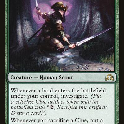 万智牌不倦追迹人英文平卡SOI金