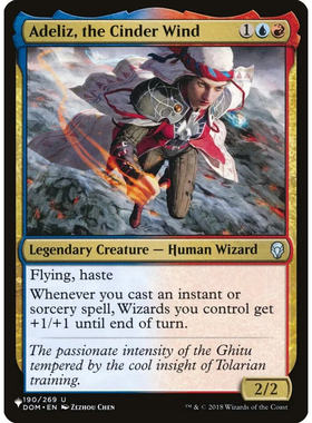 万智牌 烬火之风艾德莉兹 Adeliz, the Cinder Wind List 英文平
