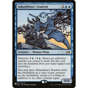 Sakashima 金 万智牌 学徒 LIST 英文平卡 Student 逆岛