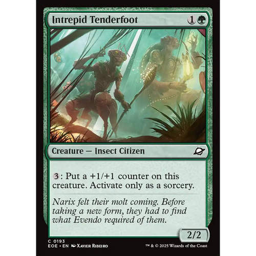 【北境卡牌】万智牌 无畏新生虫 Intrepid Tenderfoot EOE 英文铁
