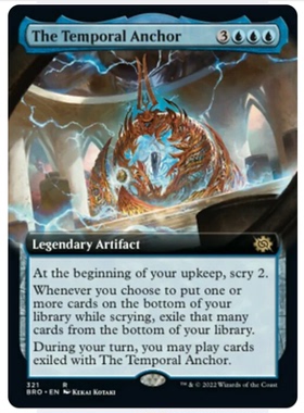 【北境卡牌】万智牌 BRO 时间锚 The Temporal Anchor 英文扩画平