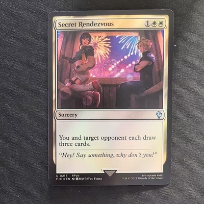 【北境卡牌】万智牌 秘密相会 Secret Rendezvous FIC 英文平闪银
