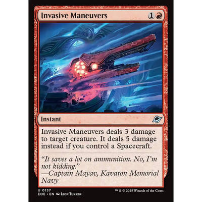【北境卡牌】万智牌 入侵行动 Invasive Maneuvers EOE 英文 银