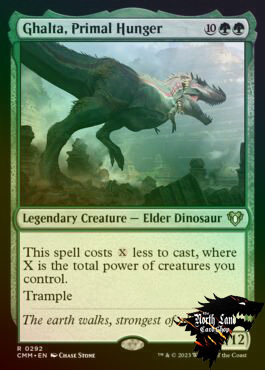 万智牌 始饥戈厄塔Ghalta, Primal Hunger英闪 CMM指挥官大师美印