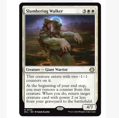 卡牌万智牌沉眠行者英平日印