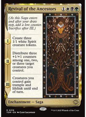 万智牌 复活先祖 Revival of the Ancestors TDM 英文平/闪卡 金