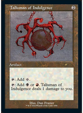 【北境卡牌】万智牌 不羁饰符 Talisman of Indulgence SLD英文平